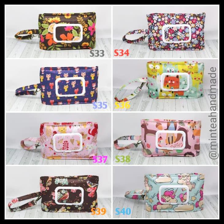 Ready - Mintea Tissue Cover 2In1 Tempat Tisu Basah Kering Bayi Flip Waterproof