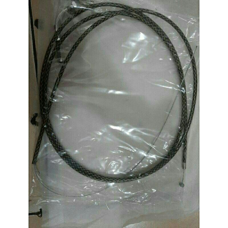 Tali kabel gas serat karbon universal matic bebek moge sport ukuran panjang 190cm