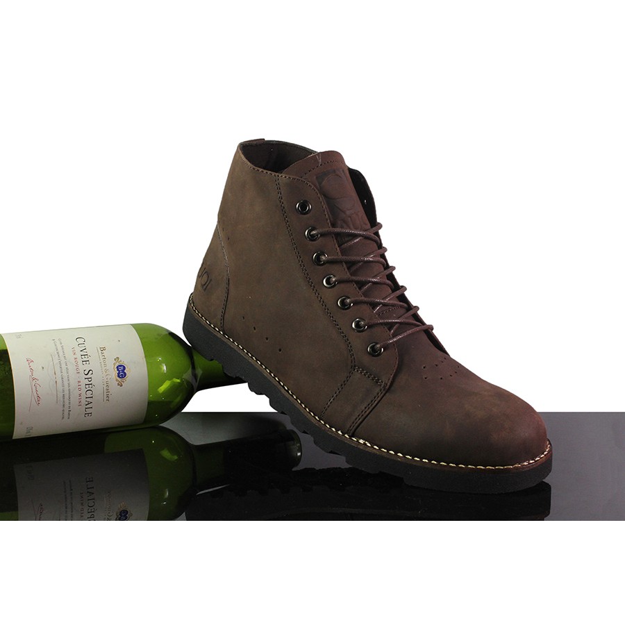 Sauqi Footwear Barbados Sepatu Pria Boots Kulit Sapi Asli Original High Quality Leather