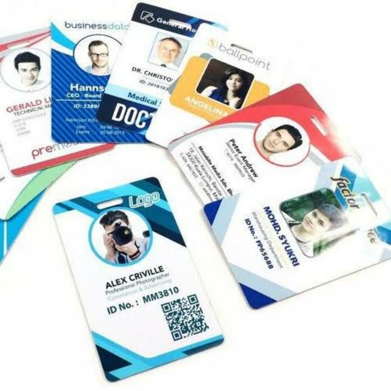 

Cetak ID Card Custom Murah Bahan PVC