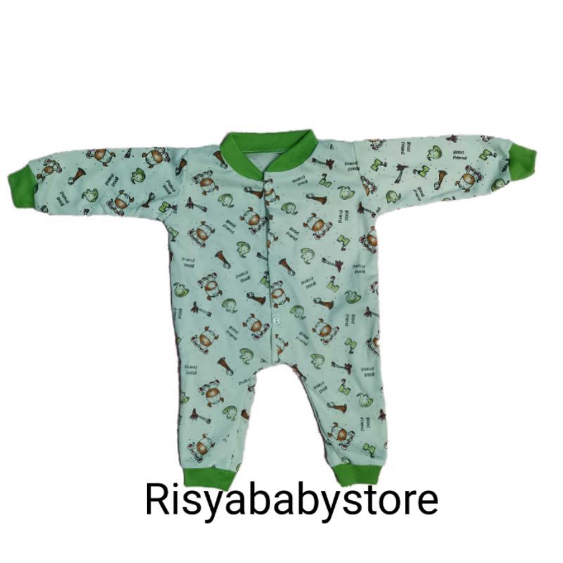 Sleepsuit bayi murah / jumper panjang/ piyama bayi jumsuit buka kaki