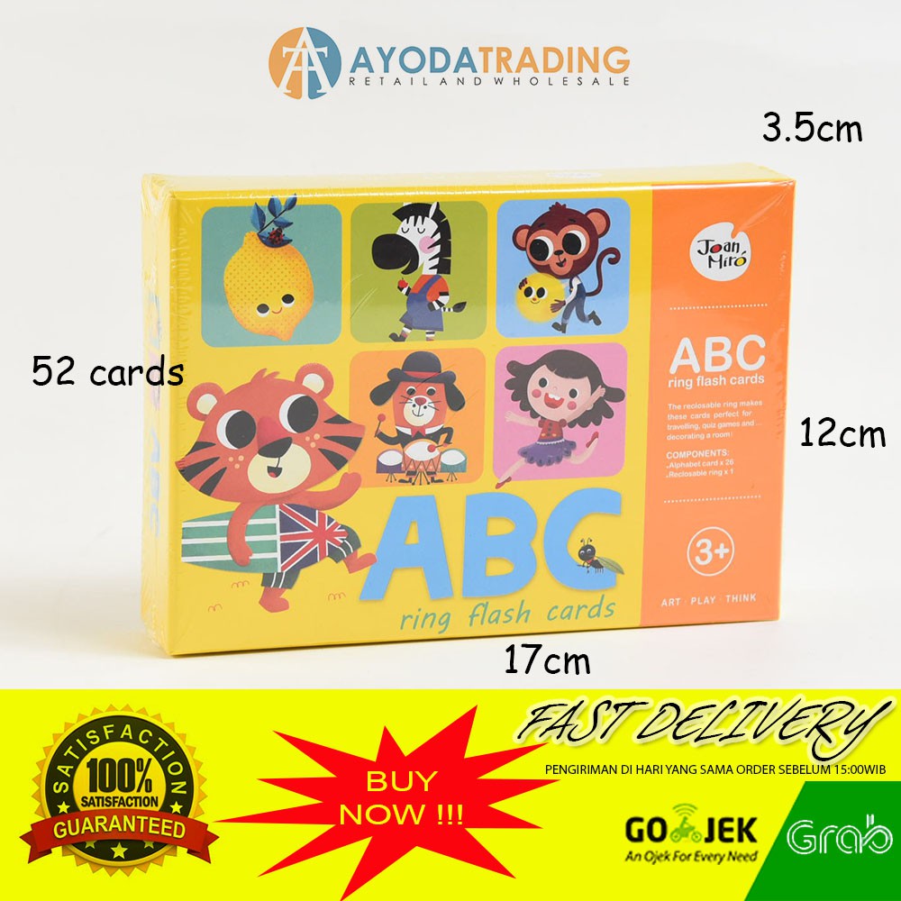 Joan Miro Ring Flash Card Hadiah Kado Bayi