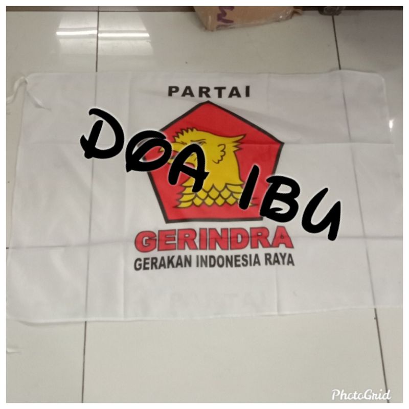

best seller bendera partai GERINDRA 60cm x 90cm(100pcs) ready stock