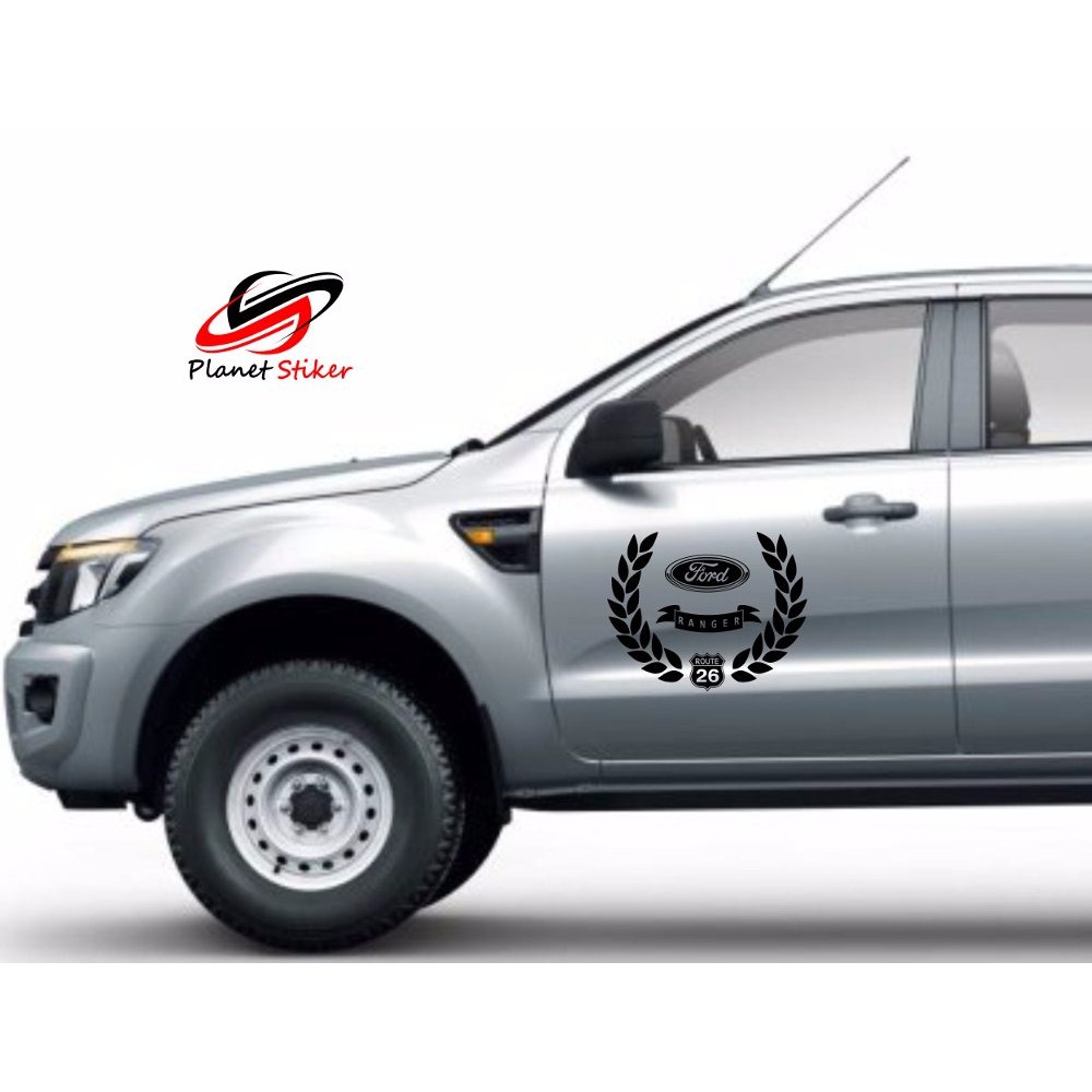 Stiker Ford Ranger Cutting Sticker Route 26 Ukuran 50 X 40 Cm