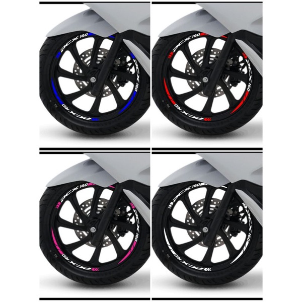 Cutting Stiker Velg honda Pcx 160 2023 abs cbs premium Termurah