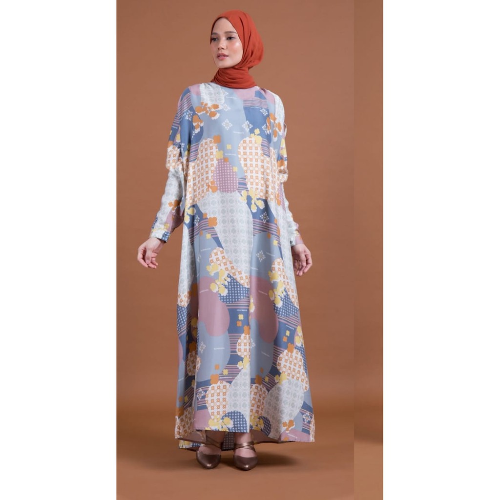 BANUR DRESS BLUE SIZE S Ria miranda