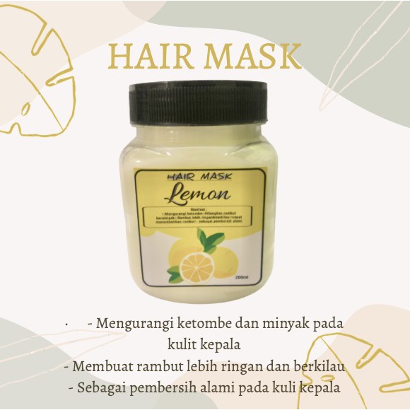 Hairmask lemon 200ml