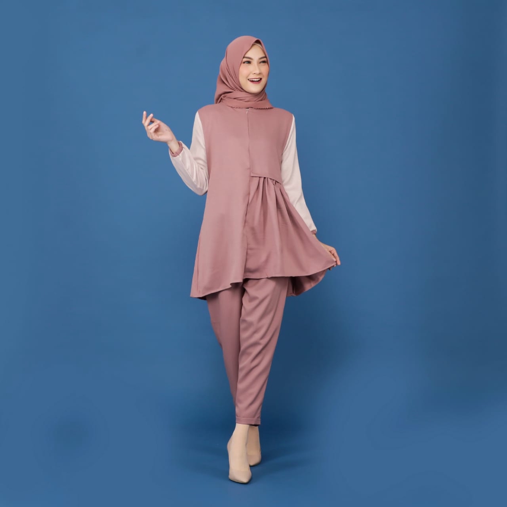 ZAHRA - Setelan Muslim Wanita ALINA SET