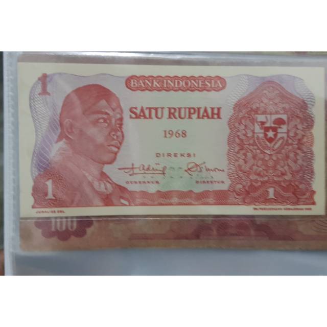 1 Set Uang Rupiah Tahun 1968