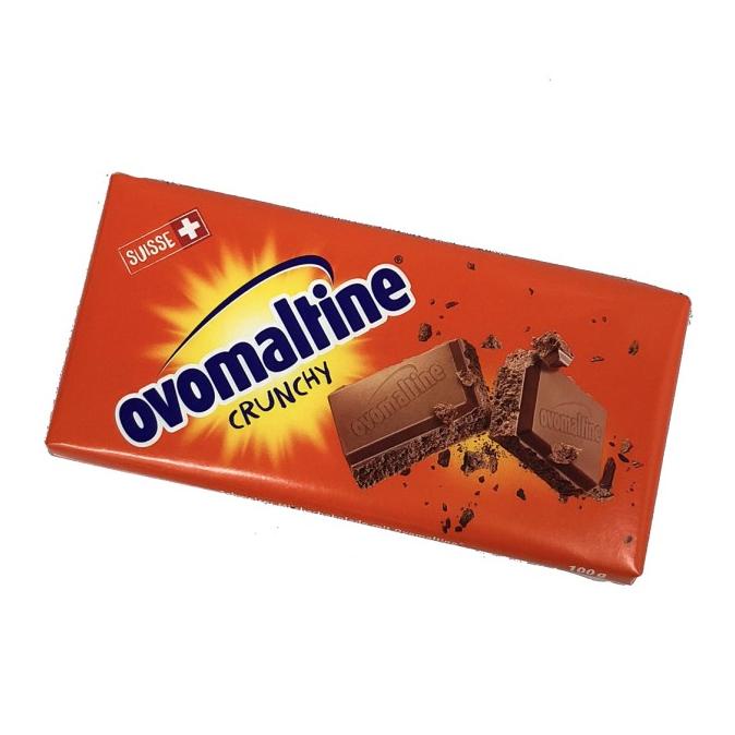 

Ovomaltine Crunchy Chocolate Bar Coklat Bar Ovaltine Swiss Import 100g