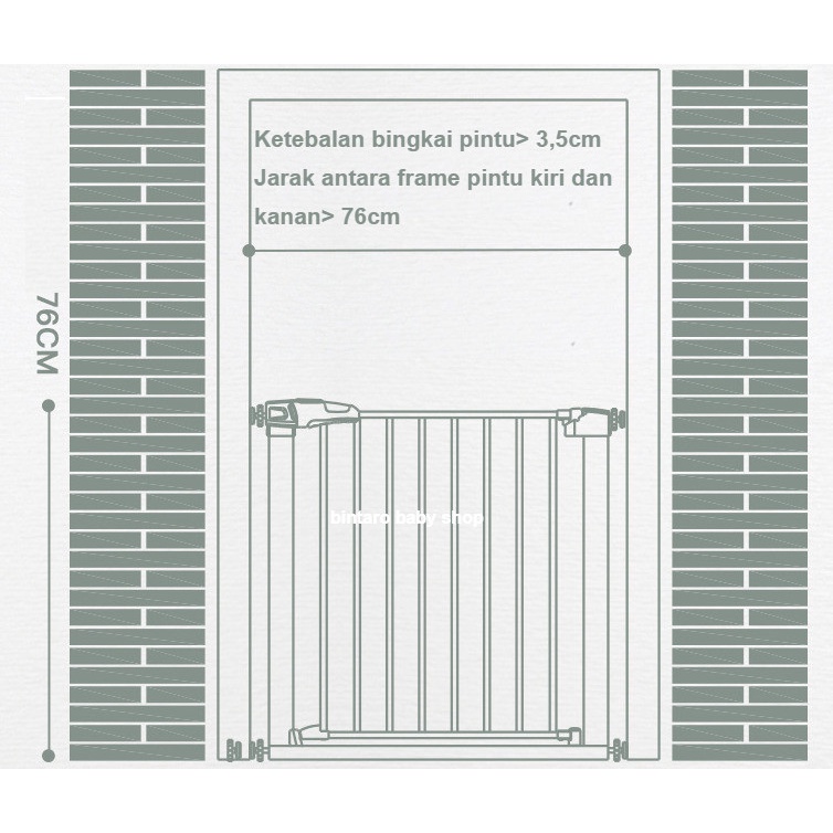 CHILD SAFETY GATE / PAGAR PENGAMAN BAYI