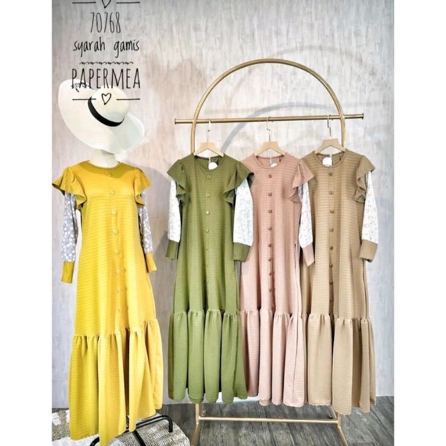 gamis papermea knite