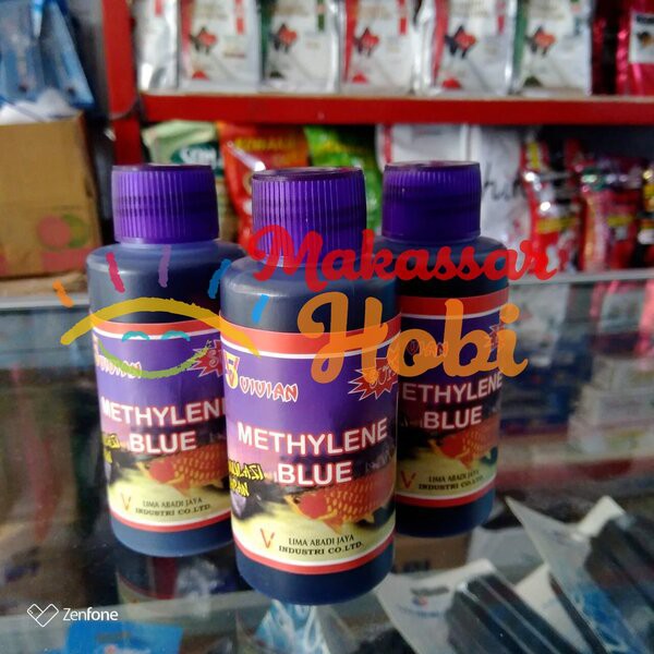 Obat Jamur Ikan Hias Methylene Blue Metilen Biru Air Aquarium 100ml