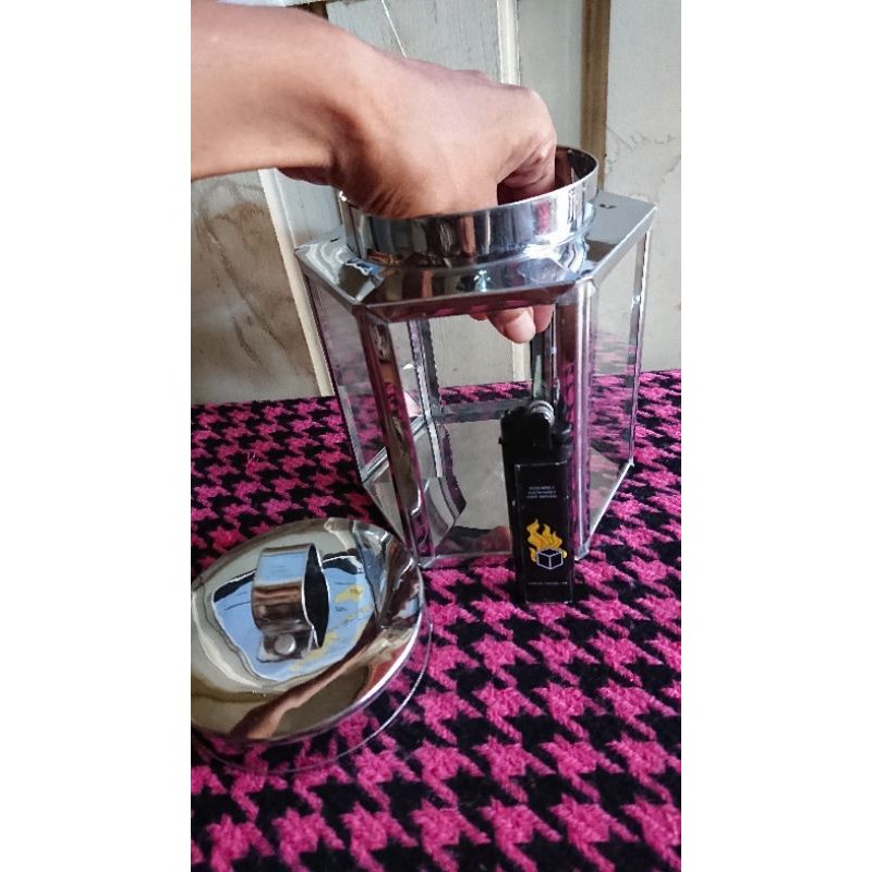 Toples Stainless Segi Enam 7x10