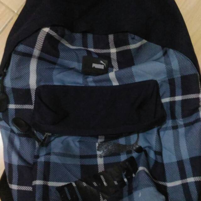 Tas punggung atau ransel puma pria blue original preloved