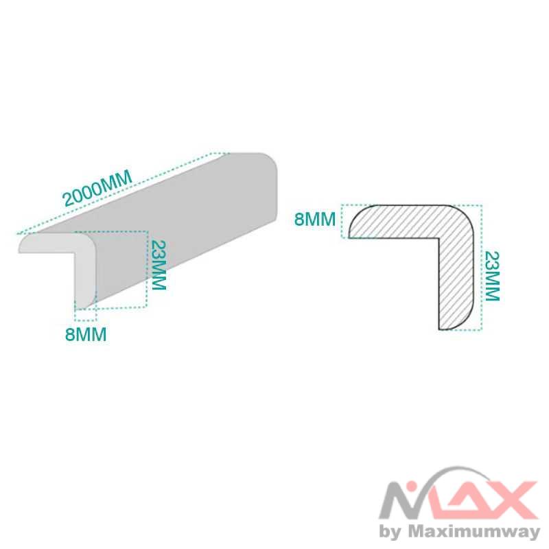 Lovyno Bumper Pinggiran Meja Safety Table Edge Guard 8PCS - L-8104