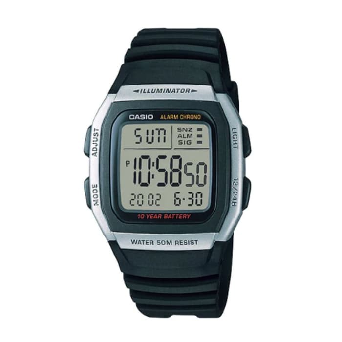 CASIO W-96H-1AVDF - Jam Tangan Unisex - Hitam