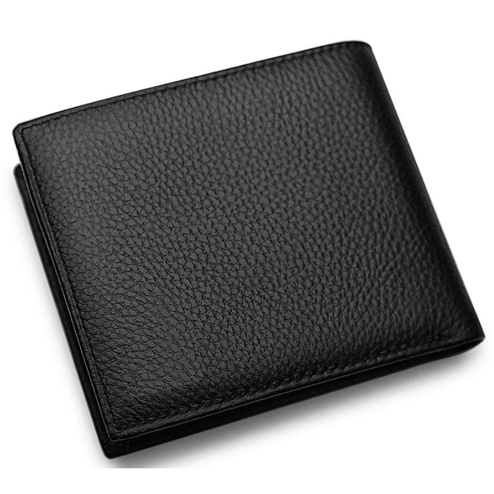 SERBA 10.000!! Dompet Pria G1000 Dompet Kulit Imitasi Dompet 3/4 Dompet Lipat Dompet Kartu - Black