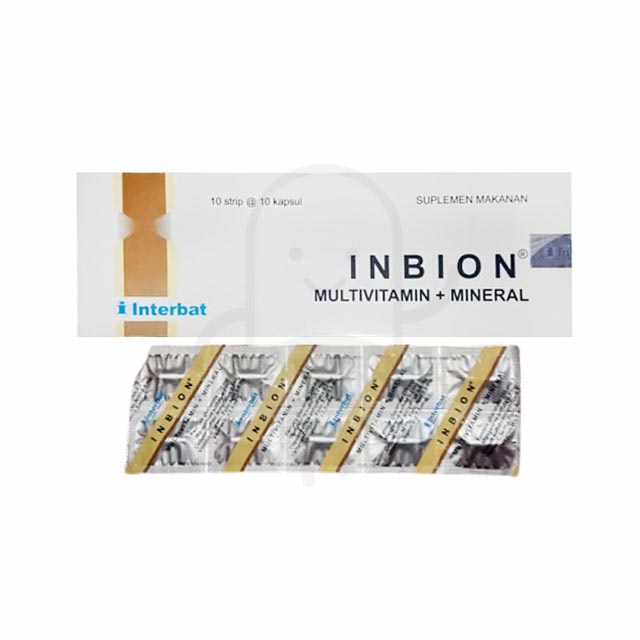 INBION KAPSUL PER STRIP TAB TAMBAH DARAH MUTIVITAMIN MINERAL