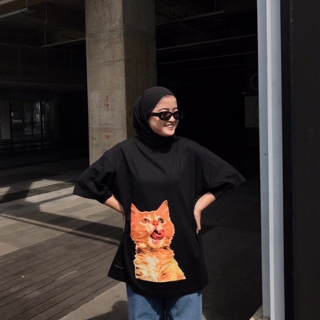 T-shirt Oversize Cat