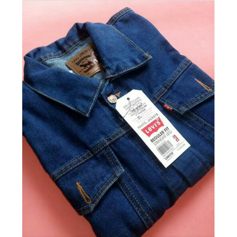 Jaket Jeans DISKON Oversized Biowash