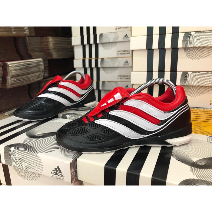 Futsal Adidas Predator Precision IN - Black White Rose Red