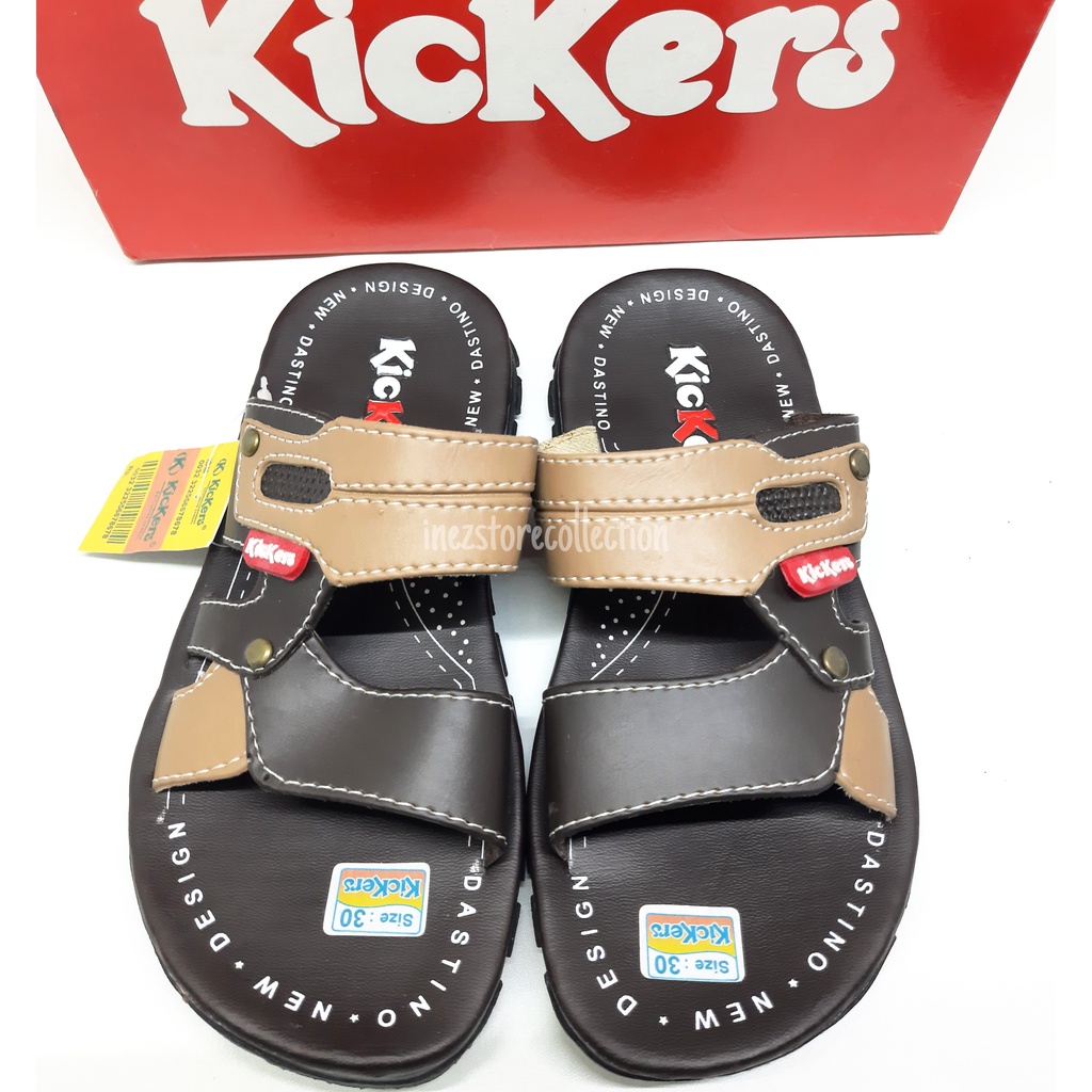 SANDAL ANAK COWOK KICKERS TERBARU KODE ANK01 SIZE 28-37 MURAH GROSIR