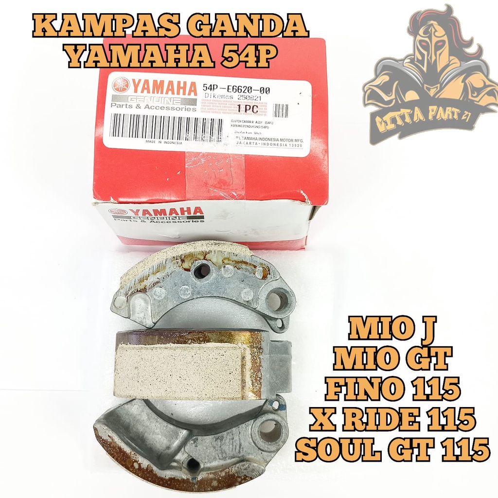 KAMPAS GANDA CVT YAMAHA 54P KUALITAS ASLI ORIGINAL YAMAHA YGP PRESISI TIDAK SELIP TIDAK GLEDEK TIDAK GAMPANG TERKELUPAS KUALITAS BAHAN NO.1 DAN DIJAMIN AWET MIO GT FINO FI 125 X RIDE 125 SOUL