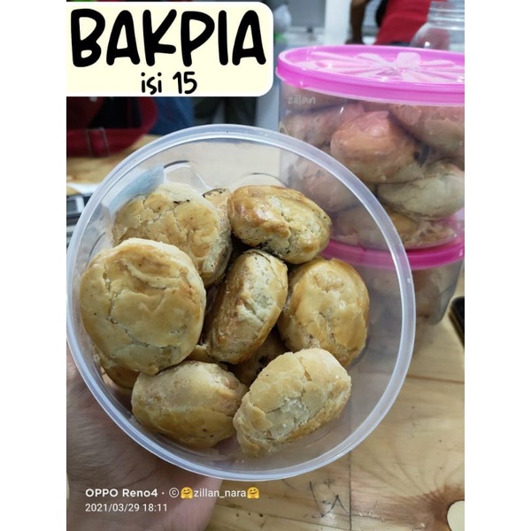 KUE BAKPIA TOPLES ISI 15 PCS | KUE KERING BAKPIA 15 PCS