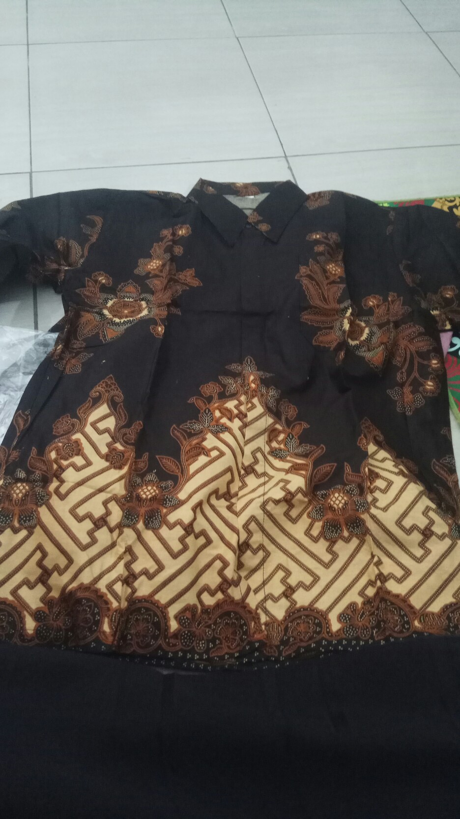 [cod] Wou Batik Couple Danilla Brokat Tille-modern Batik Couple Sarimbit Brokat - Bs031