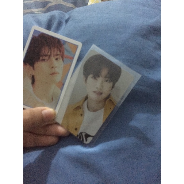 Photocard Junkyu treasure effect full album blue & Yoshi the second step white