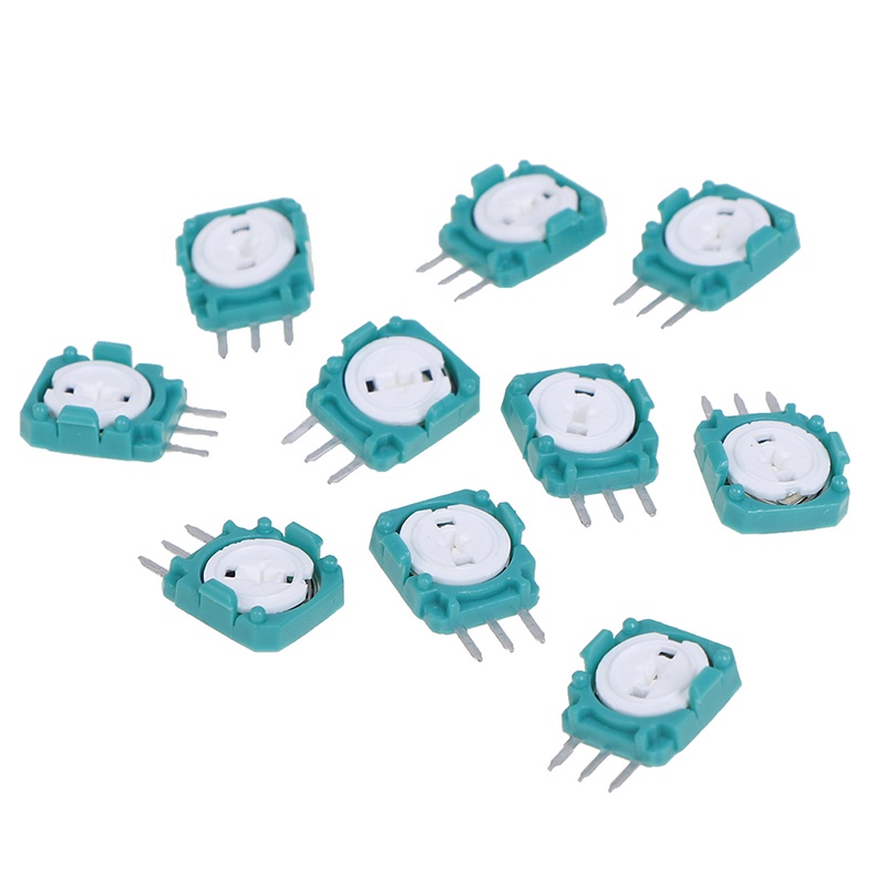 {LUCKID}10PC 3D Analog Joystick Potentiometer 3 Pin Sensor Module Replacement For PS4