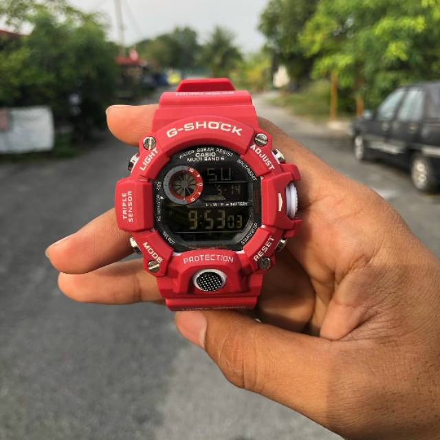 PALING LAKU NEW GSHOCK RANGEMAN MERAH DIGITAL