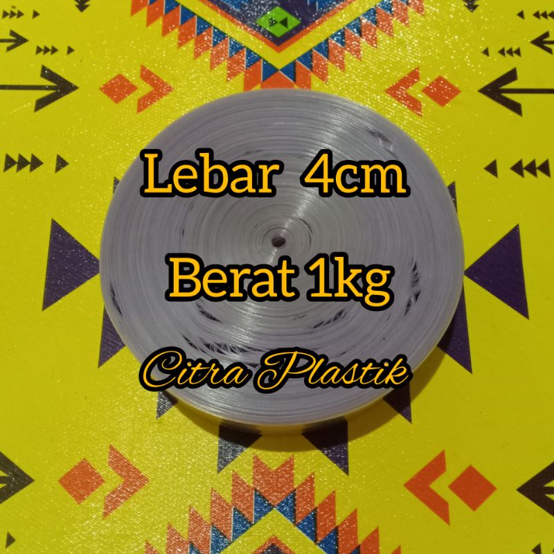 plastik Shrink 1kg size 3,5cm - 5,5cm