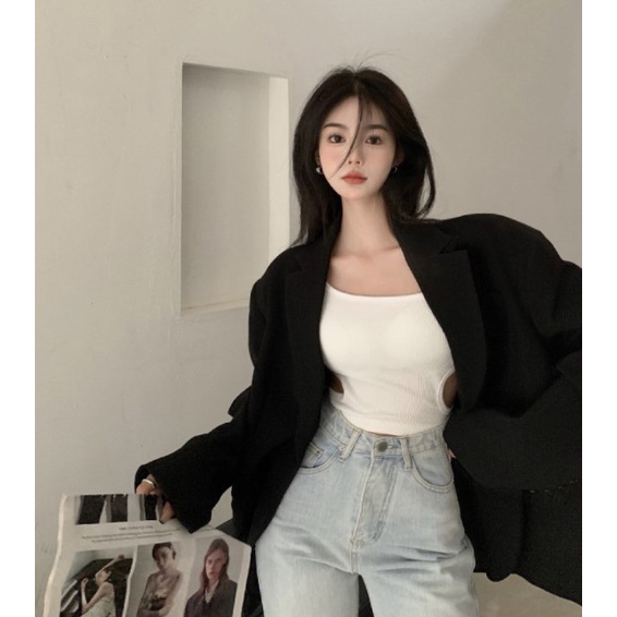 Tanktop 25 atasan crop top wanita pakaian dalam korean style-1