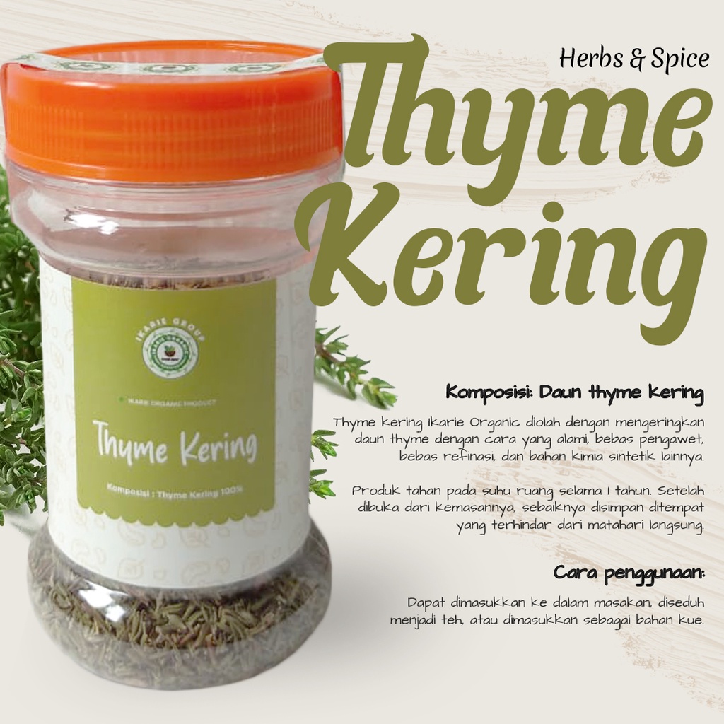 

Thyme Kering Ikarie Organic 32gr