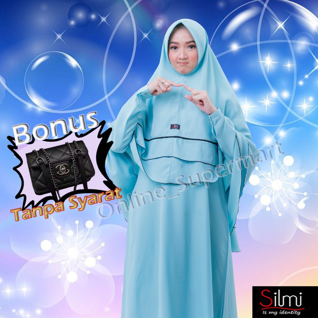 Gamis Syar'i Set Khimar Real Pict