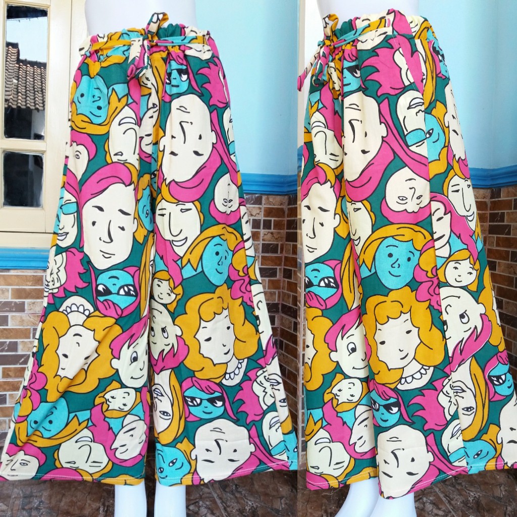 KULOT KATUN MOTIF TOPENG KARTUN