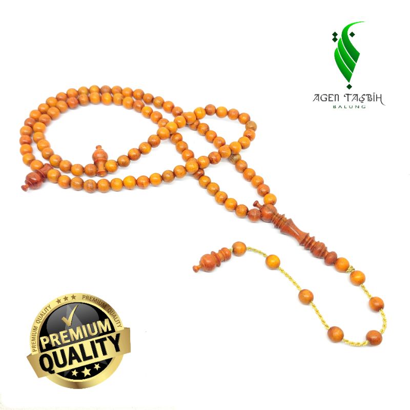 Tasbih Secang Super, Size 6mm_Tasbih Muslim 99 Butir