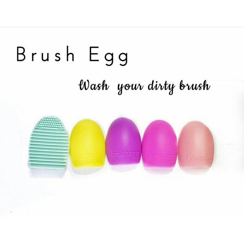 BRUSH EGG PEMBERSIH KUAS