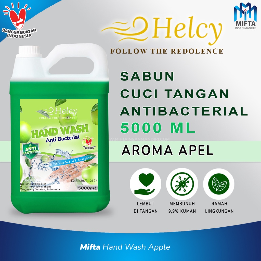 SABUN CUCI TANGAN HELCY 5 LITER / HAND SOAP KENTAL /SABUN CUCI TANGAN EKONOMIS