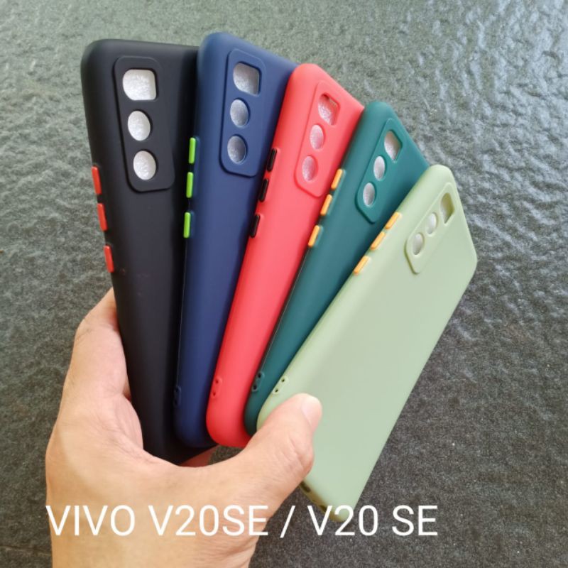 Case Vivo V20 SE . V20SE ( 4 model ) soft softcase softshell silikon cover casing kesing housing