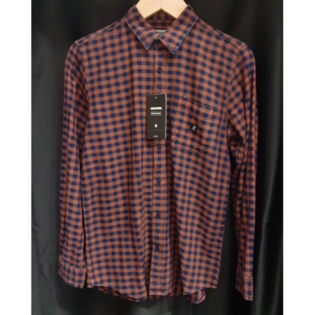 Kemeja Flanel pria 3SECOND ORIGINAL