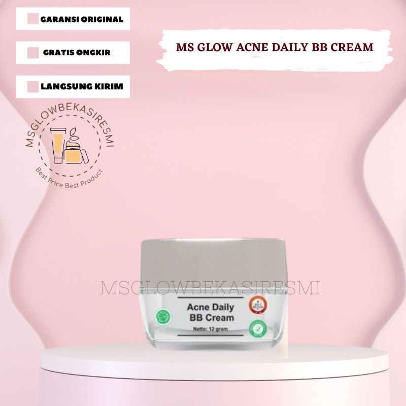 MGBR - [FREE SPONS] Acne Daily BB Cream ms glow - BB cream ms glow - ms glow acne bb cream - ms glow