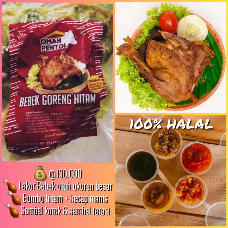 

Murah ! Bebek Goreng Hitam Surabaya Omah Pentol (frozen food)
