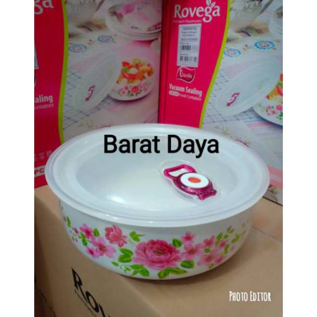 Rovega Vacuum Porcelain Food Container Rovega Uk XL | Bowl Mangkok Sup Keramik 150RND1XL