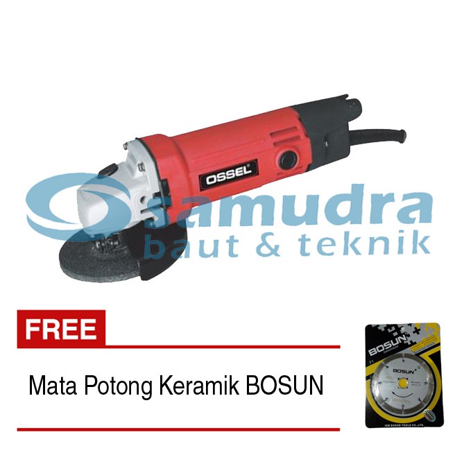 OSSEL GT 954 Mesin Gerinda 4" + Mata Potong Keramik BOSUN