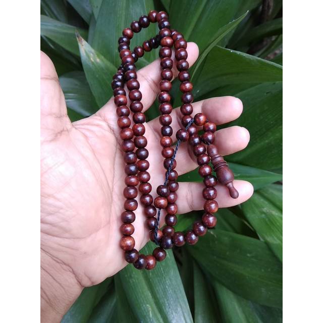 Kalung Tasbih Kayu Stigi