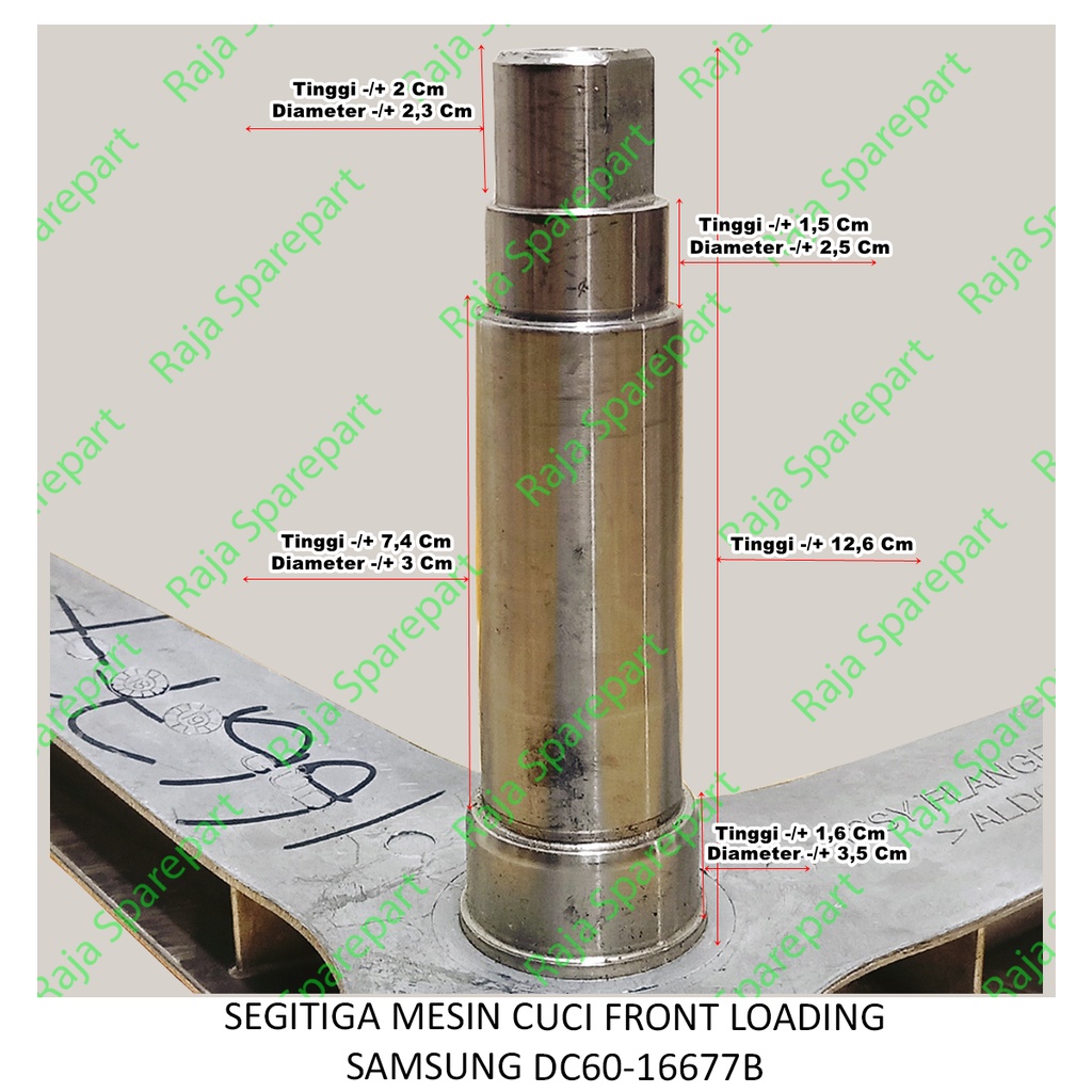 Segitiga Tabung Mesin Cuci SAMSUNG Front Loading DC60-16677B