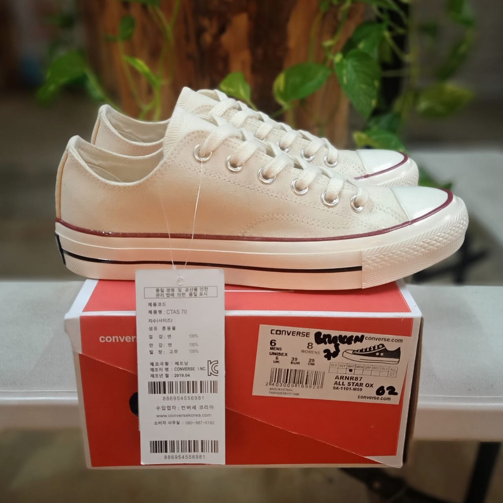 Converse 70s Low Parchment Broken White | Sneakers Wanita Harga Murah, Kualitas Mewah